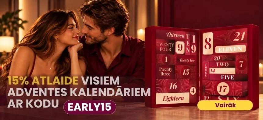 15% atlaide erotiskajiem Adventes kalendāriem ar kodu EARLY15 | Lovesexshop.lv seksa preču veikals