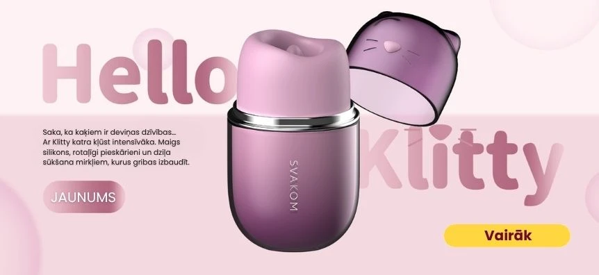 Svakom Klitty - laizīšanas vibrators (violets) | Lovesexshop.lv sex shop