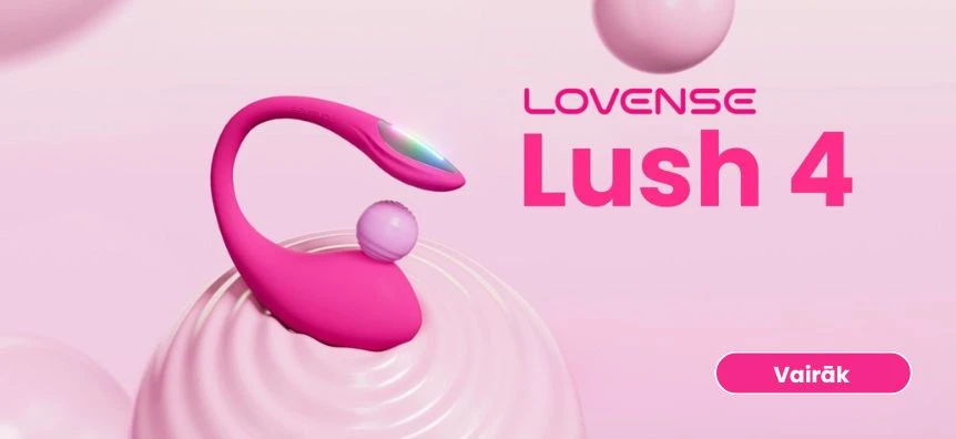 LOVENSE Lush 4 - gudrais rozā vibrācijas ols - Lovesexshop.lv sex shop