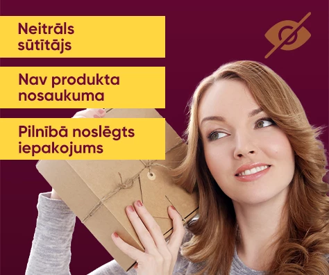 100% diskrētums pasūtīšanas laikā! Neitrāls iepakojums, droša apmaksa, datu aizsardzība – tā mēs garantējam pilnīgu anonimitāti pirkumu laikā. Lovesexshop.lv seksa veikals