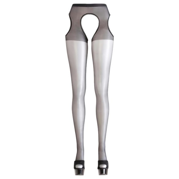 Cottelli - Melnas seksīgas zeķes - L/XL