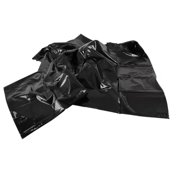 Vinyl seksa gultas veļa melna 135x200 cm