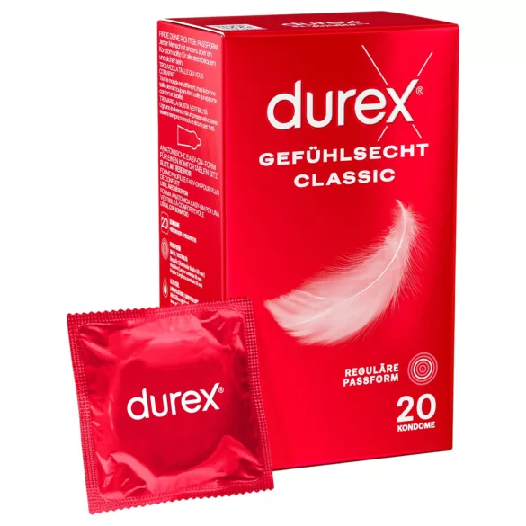 Durex - īpaši plāns prezervatīvs (20 gab.)