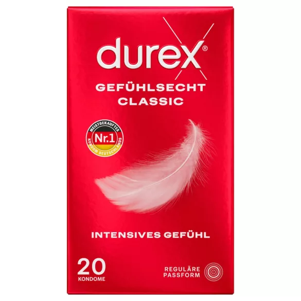 Durex - īpaši plāns prezervatīvs (20 gab.)
