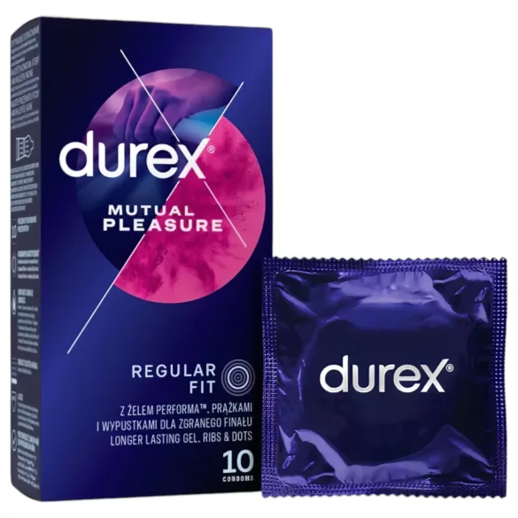 Durex prezervatīvi Mutual Pleasure ar ilgstošu efektu 10 gab.