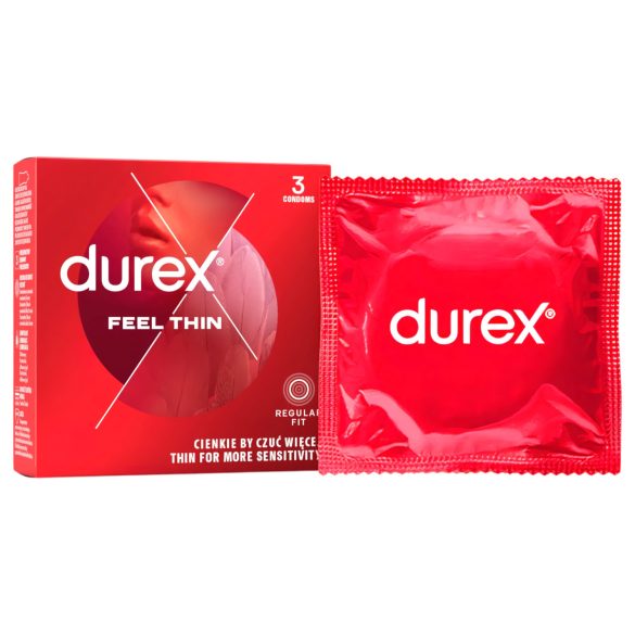 Durex Feel Thin - dabīga sajūta prezervatīvi (3 gab.)