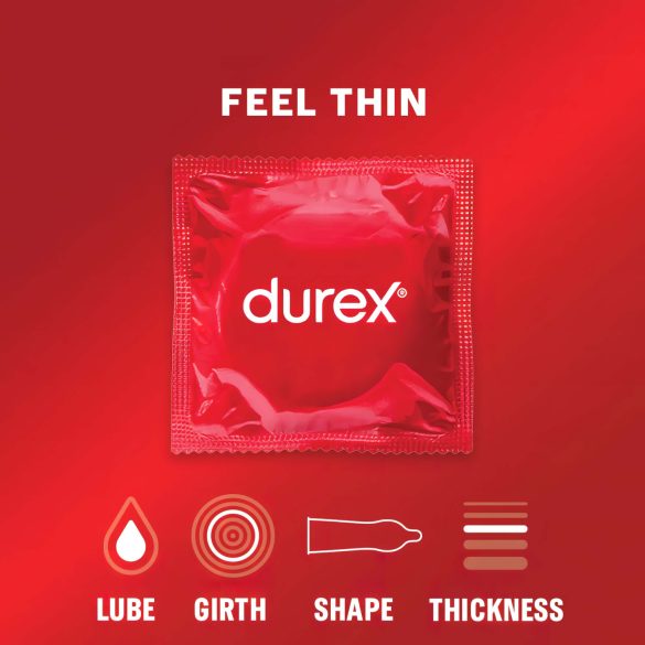 Durex prezervatīvi Feel Thin īpaši plāni 3 gab