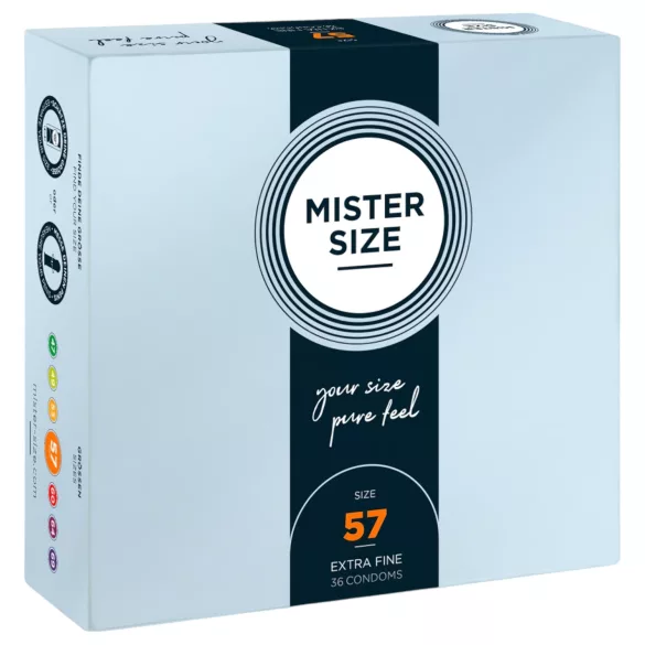 Mister Size prezervatīvi plāni 57mm 36 gab