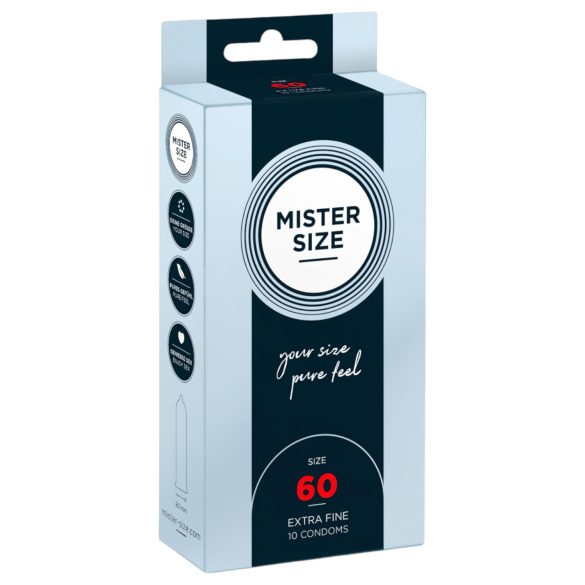 Mister Size ultra plāna prezervatīvi 60mm 10 gab