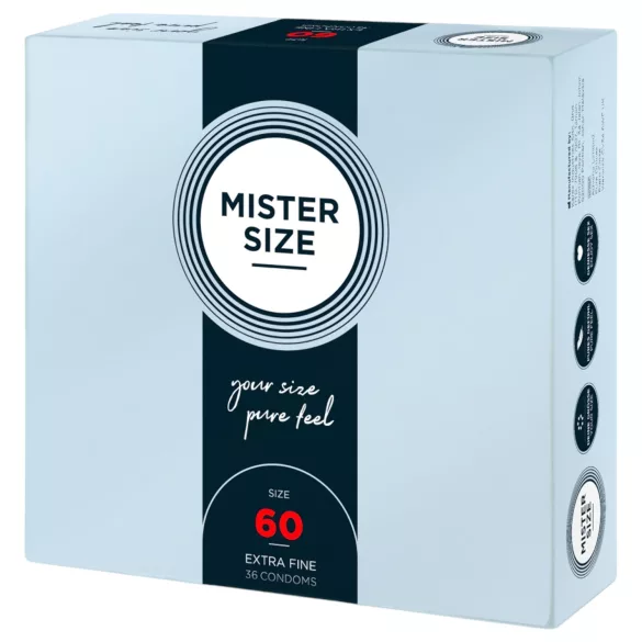 Mister Size prezervatīvi plāni 60mm 36 gab