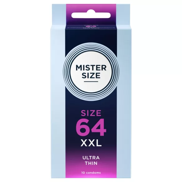 Mister Size prezervatīvi plāni 64 mm 10 gab