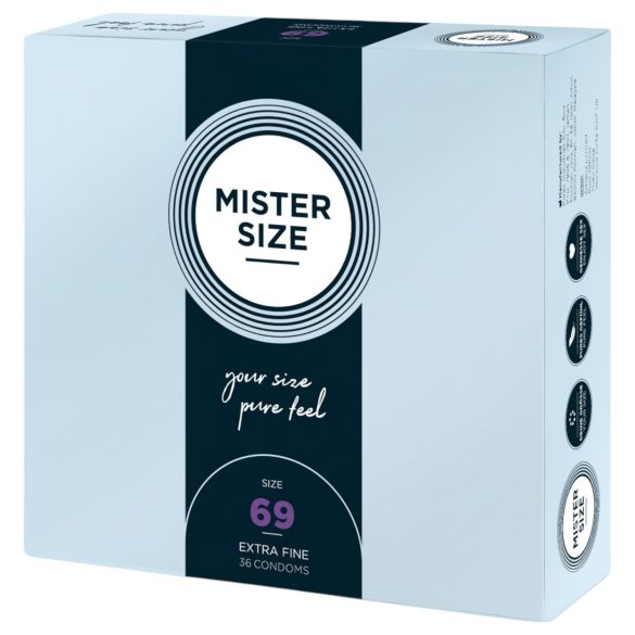 Mister Size plānie prezervatīvi - 69mm (36 gab.)