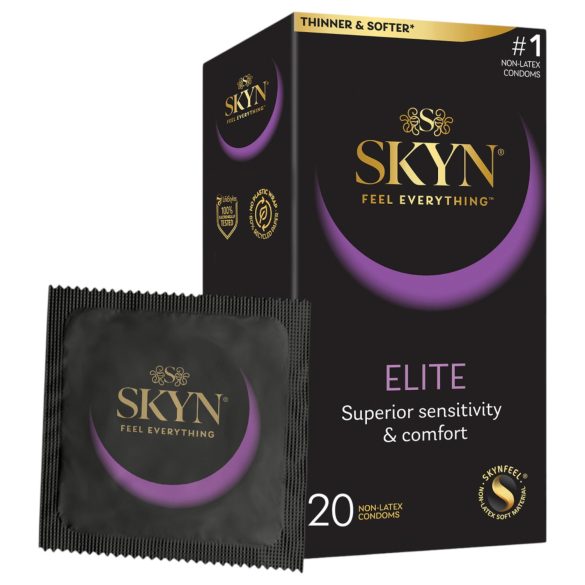 Manix SKYN Elite - īpaši plāns lateksa nesaturošs prezervatīvs (20 gab.)