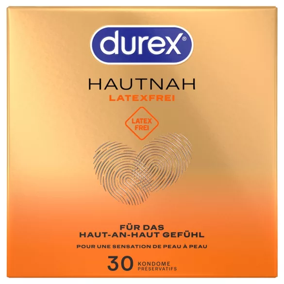 Durex Intīms tuvums - lateksa nesaturoši prezervatīvi (30 gab.)