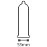 Secura Extra Fun punktēts prezerv., 53mm (12gb)