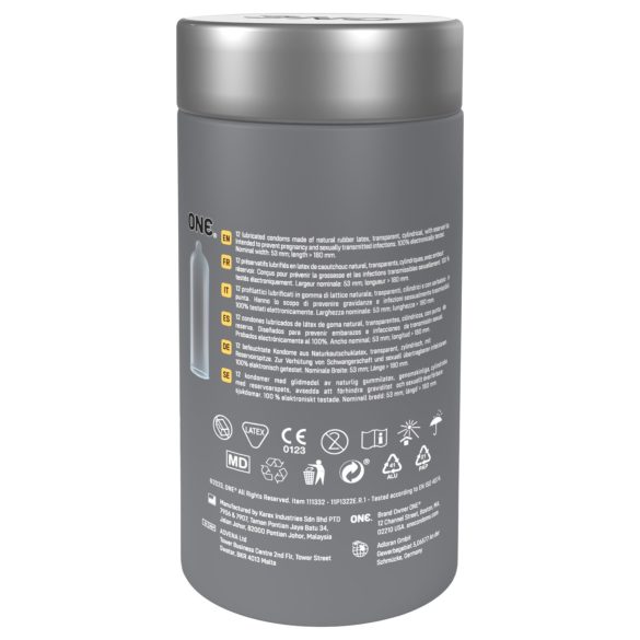 ONE Hyperthin - īpaši plāns prezervatīvs (12 gab.)