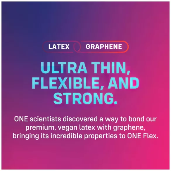 ONE Flex - prezervatīvi grafēna materiāls 12 gab