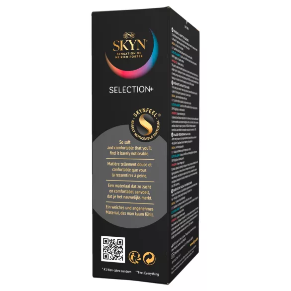 SKYN Selection+ - lateksa nesaturošu prezervatīvu izlase (10 gab.)
