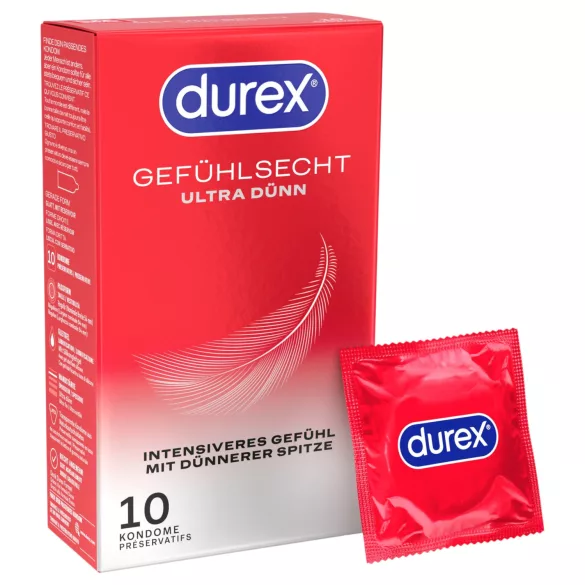Durex - īpaši plāns prezervatīvs (10 gab.)