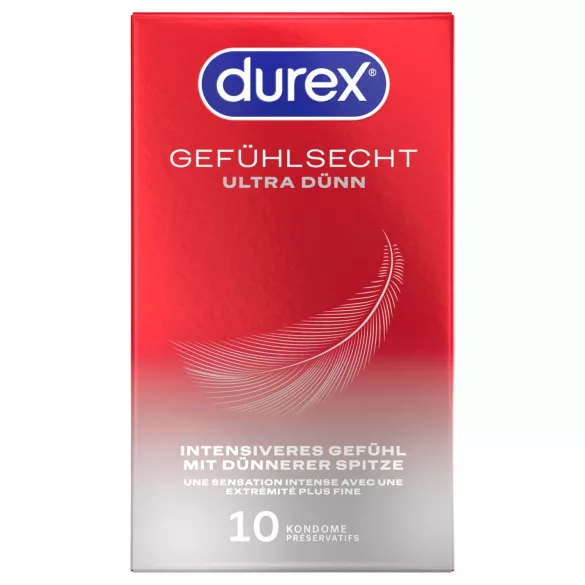 Durex - īpaši plāns prezervatīvs (10 gab.)