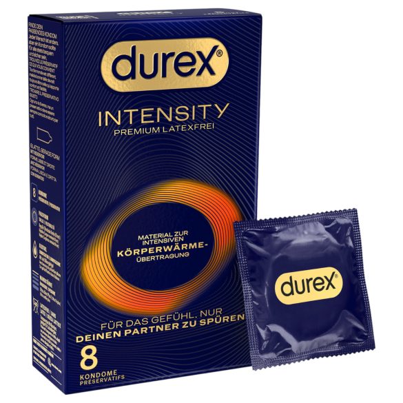 Durex Intensity - plāns, bez lateksa prezervatīvs (8 gab.)