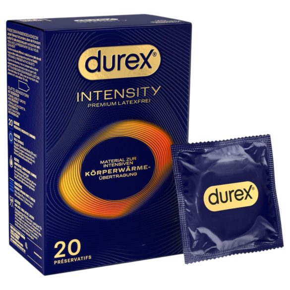 Durex Intensity - plāni, bezlateksa prezervatīvi (20 gab.)