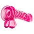 B Yours – dildo ar sēkliniekiem – 20 cm (rozā)