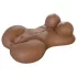 Pipedream Fuck Me Silly Sista - brūns sievietes torss masturbators (5,7 kg)