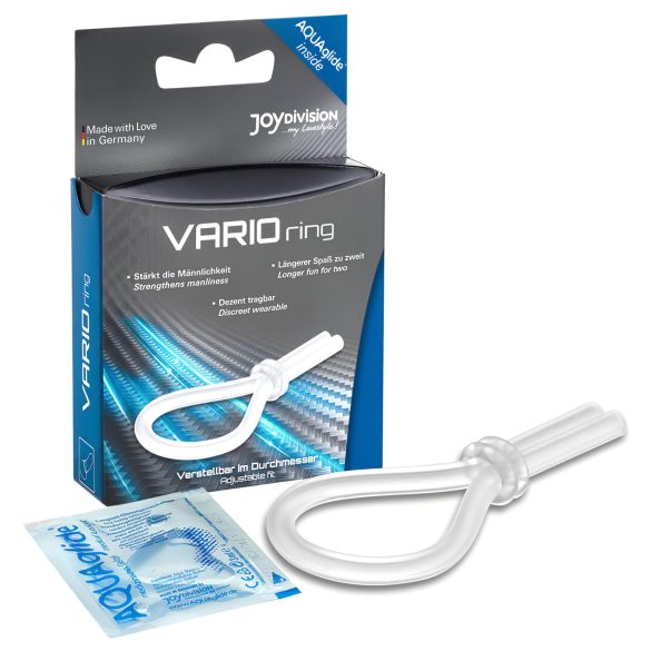 JoyDivision VARIOring dzimumlocekļa gredzens - caurspīdīgs