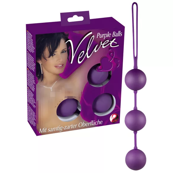 You2Toys - trīskāršā geišas lodīte violetā krāsā