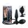 You2Toys True Black - pumpējams anālais paplešinātājs (melns)