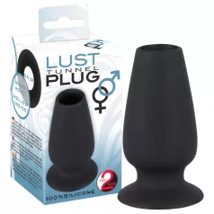 You2Toys - anālais atveramais stimulators ar caurumu melns