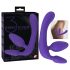 Trīskāršs, piestiprināms dildo bez siksniņām (violets)
