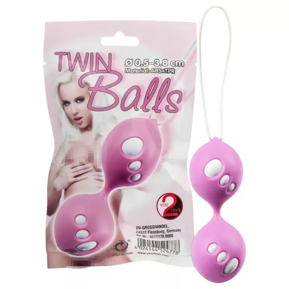 You2Toys - geišas bumbiņas duets rozā