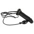 You2Toys - Piepūšamā Strap-On ar dobu silikona dildo (melns)
