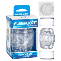   Fleshlight Quickshot Vantage - ceļojumu masturbators caurspīdīgs