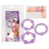 You2Toys - Esi stiprs! Dzimumlocekļa gredzenu komplekts - violets (3 gab.)