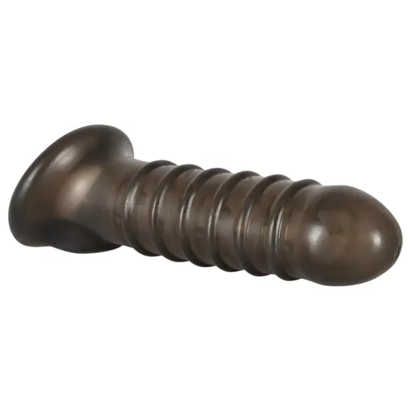 Rebel - dzimumlocekļa uzmava ar rievām pelēka