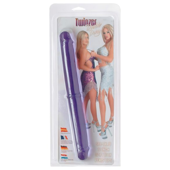 Dvīņu duets: divkāršs dildo (33cm)