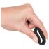 Melns samts - biezs dzimumlocekļa gredzens (2,6cm) - melns