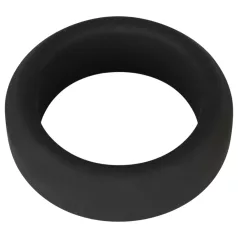   Black Velvets - bieza silikona erekcijas gredzens 3,2cm melns
