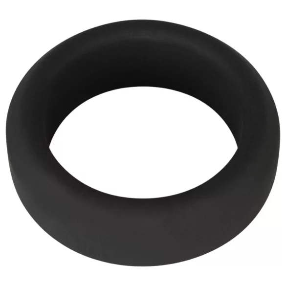 Black Velvets - bieza silikona erekcijas gredzens 3,2cm melns