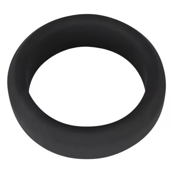 Black Velvets - bieza silikona erekcijas gredzens 3,8 cm melns
