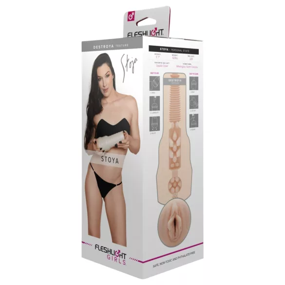 Fleshlight Stoya Destroya - masturbators rotaļlieta vīriešiem vaginal