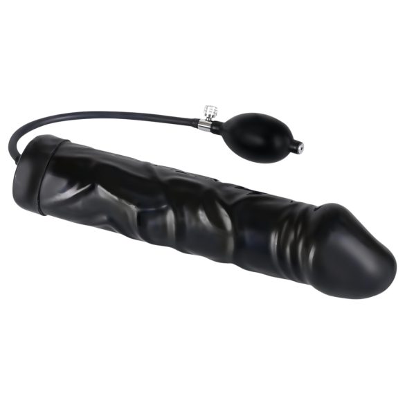 You2Toys - lateksa piepūšamais anālais paplašinātājs - liels (melns)
