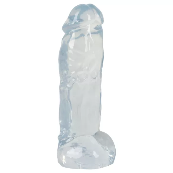 Crystal Clear Big Dong - želejveida milzu dildo (21,5 cm)