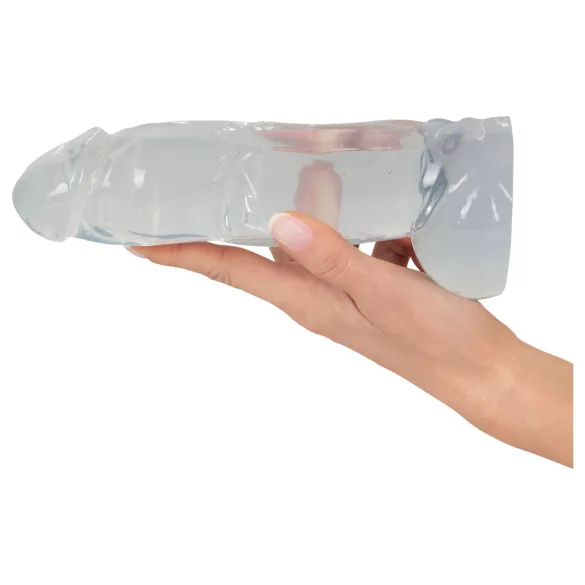 Crystal Clear Big Dong - želejveida milzu dildo (21,5 cm)
