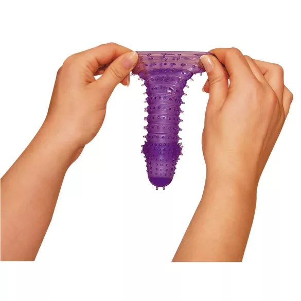 You2Toys - dzimumlocekļa uzmava stimulējoša tekstūra violeta