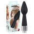 You2Toys - Aizmugurējā Šļakata - koniska silikona dušas galva (melna)