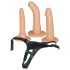 You2Toys - Piestiprināmo dildo komplekts! - dabīgs